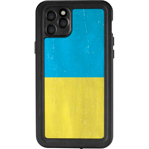 Ukraine Flag Distressed iPhone 11 Pro Max Waterproof Case